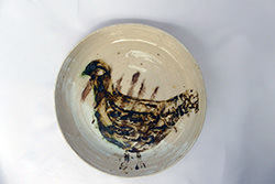 Bird dish  d 23.5 cm   h 4 cm